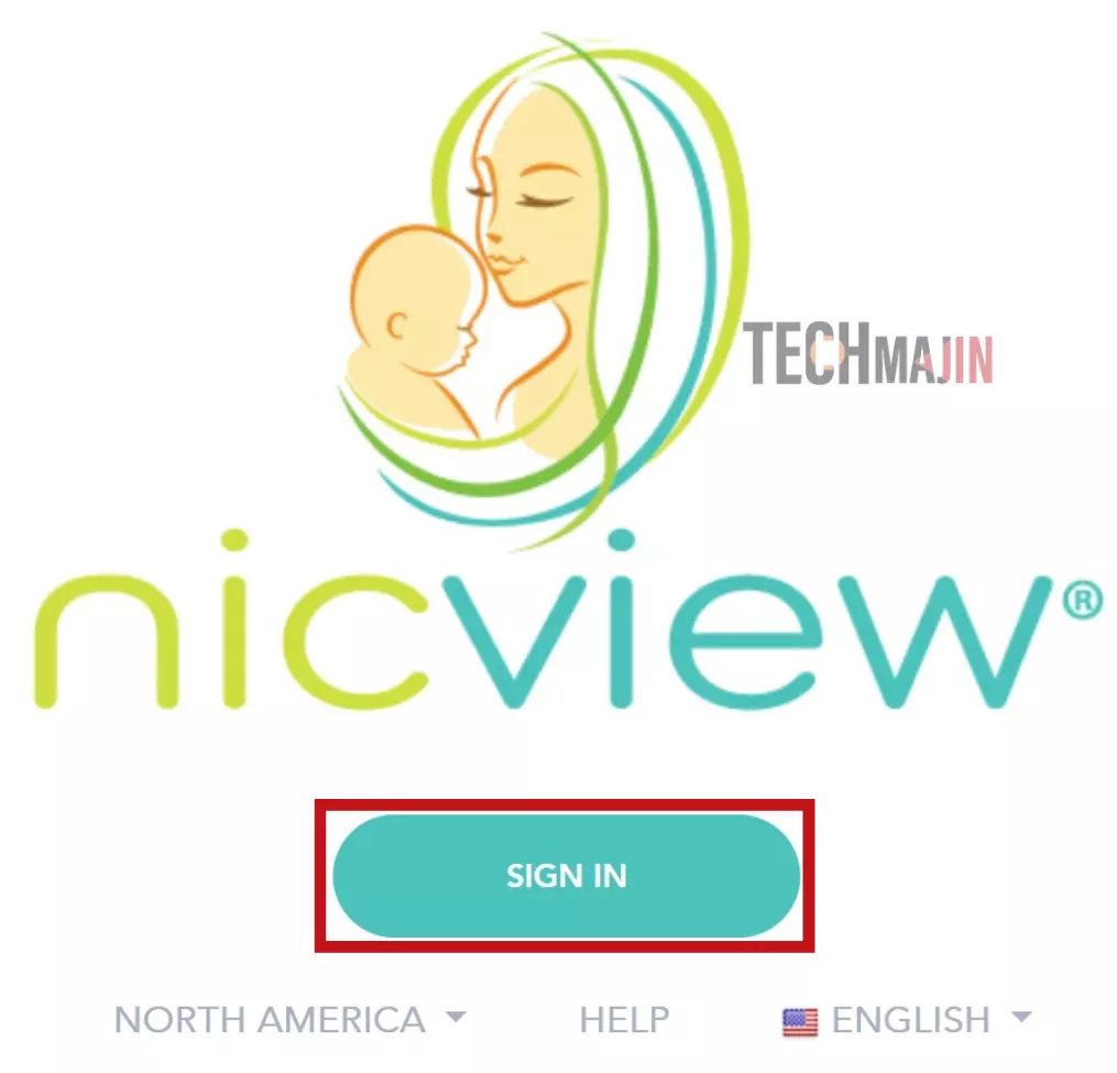 CLick on sign in button at nicview website