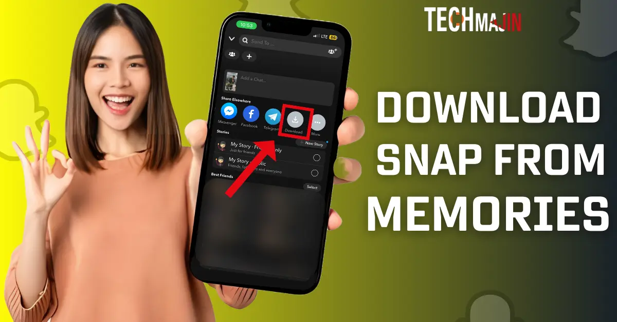 How do I Download a Snap from Memories