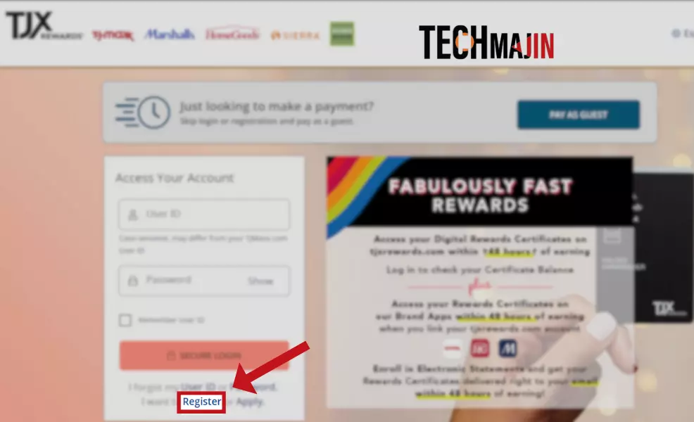 Tjmaxx register portal