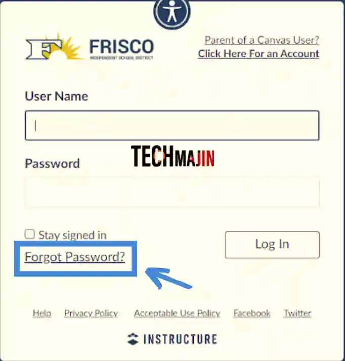 to reset password on FISD click on forgot password